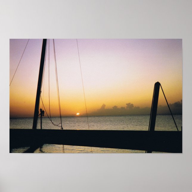 Póster Bahía Montego Jamaica (Frente)