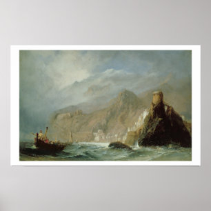 Póster Bahía rocosa