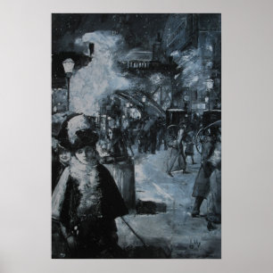 Póster Bahnhof Friedrichstraße