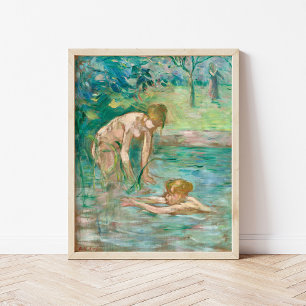 Póster Baigneuses   Berthe Morisot