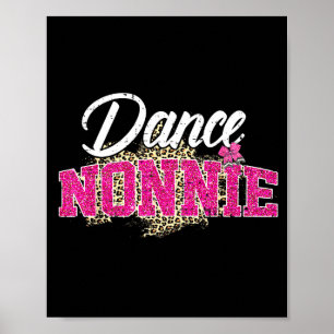 Póster Baila nonnie leopardo divertido baile nonnie madre
