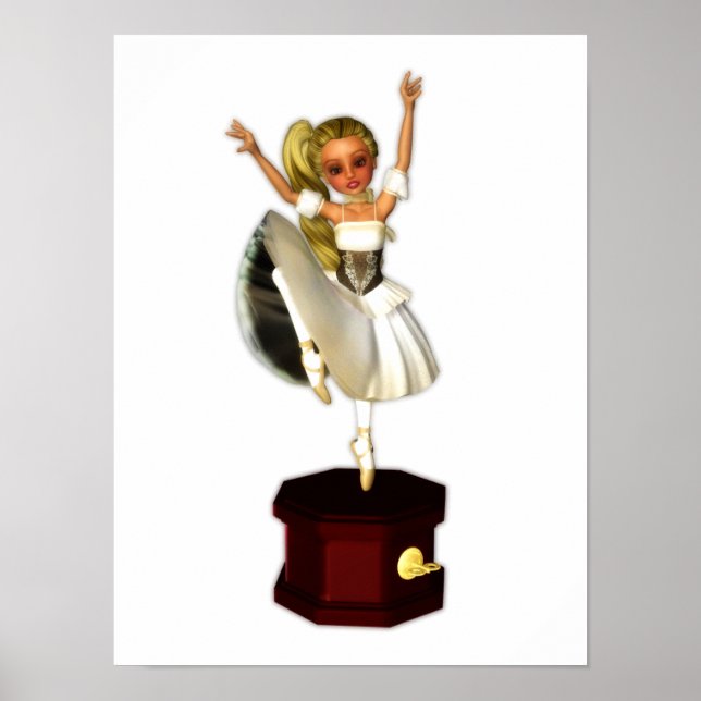 Póster Bailador de Cuadros de Música (Frente)