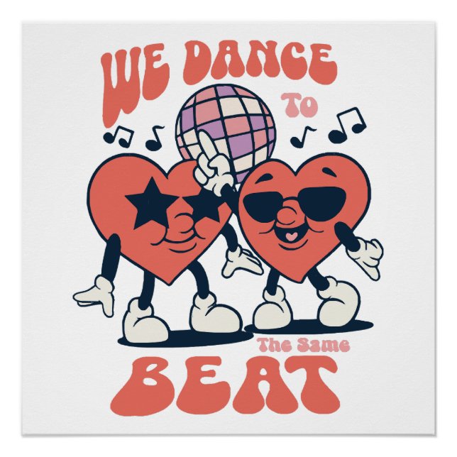Póster bailamos al mismo ritmo (Anverso)