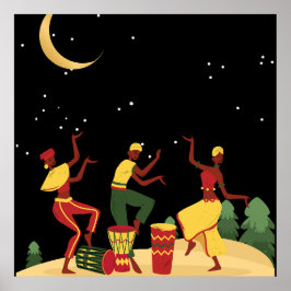 Póster Bailando a la luz de la luna