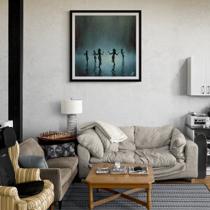 Póster Bailando bajo la lluvia