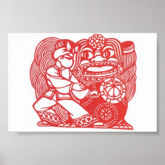 Póster Bailando con el león (Frente)