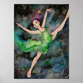 Póster Bailando con el Poster del Universo