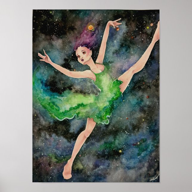 Póster Bailando con el Poster del Universo (Frente)