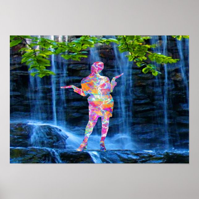 Póster Bailando con la naturaleza (Frente)