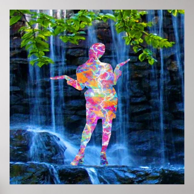 Póster Bailando con la naturaleza (Frente)