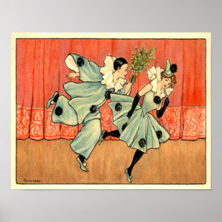 Póster Bailando con muérdago