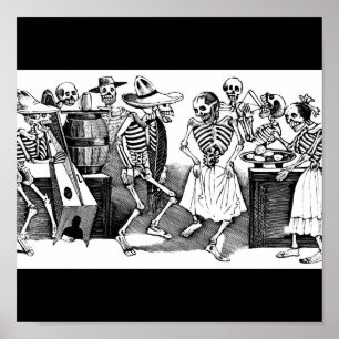 Póster "Bailando el Jarabe en el otro mundo "
