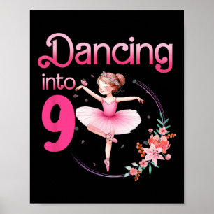 Póster Bailando en 9 Ballet Ballerina Novena Fiesta de Cu