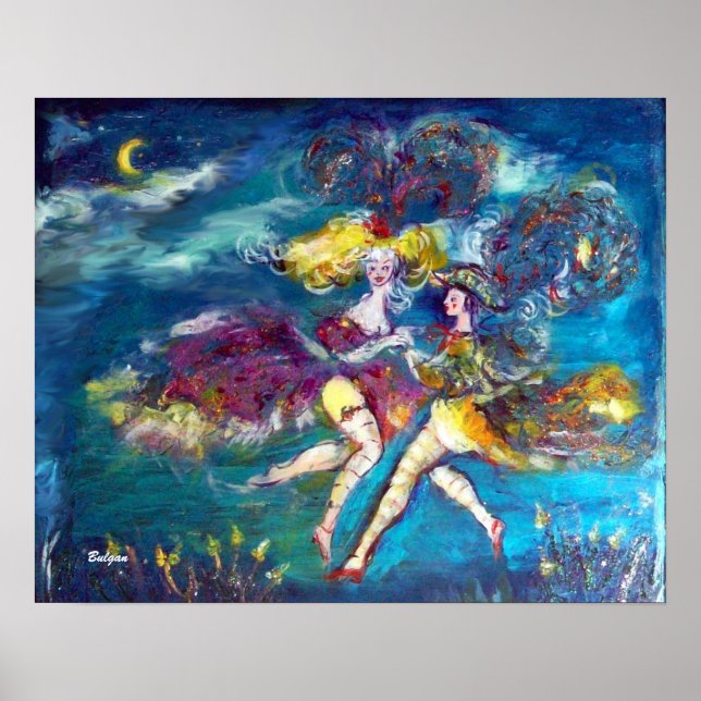 Póster Bailando en la noche (Frente)
