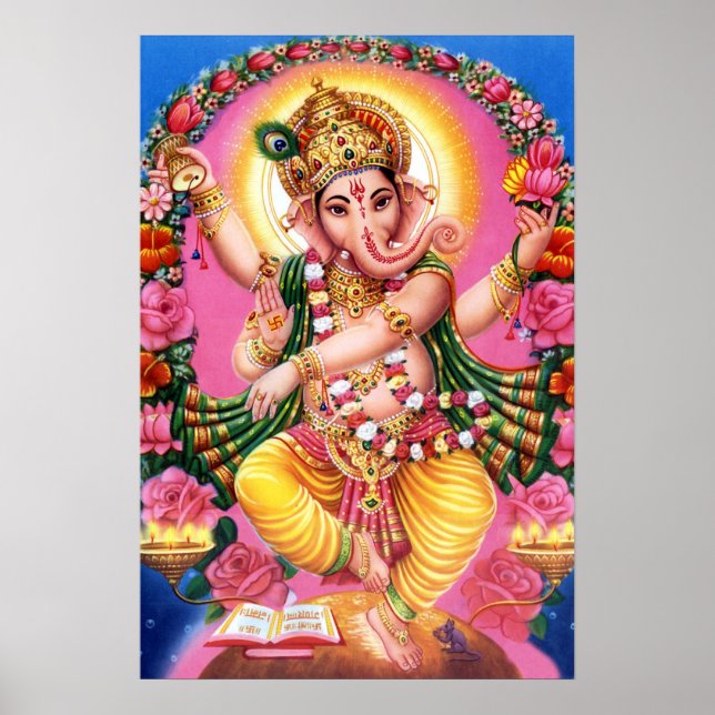 Póster Bailando Lord Ganesha (Frente)