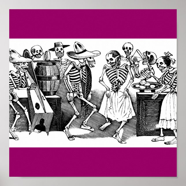 Póster "Bailando los Jarabe en el otro mundo" (Frente)