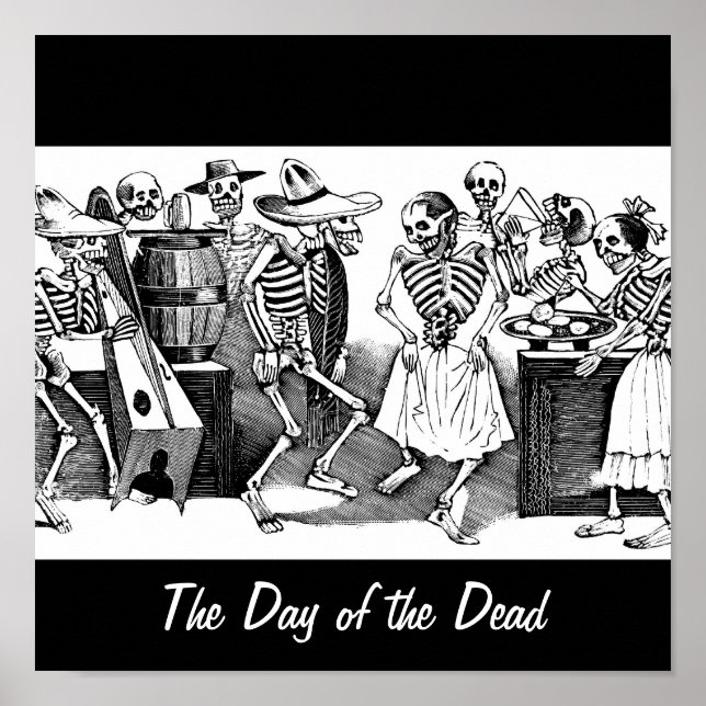 Póster "Bailando los Jarabe en el otro mundo" (Frente)