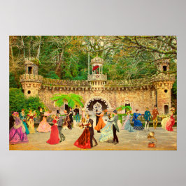 Póster Bailando vals en la Quinta da Regaleira (Portugal)