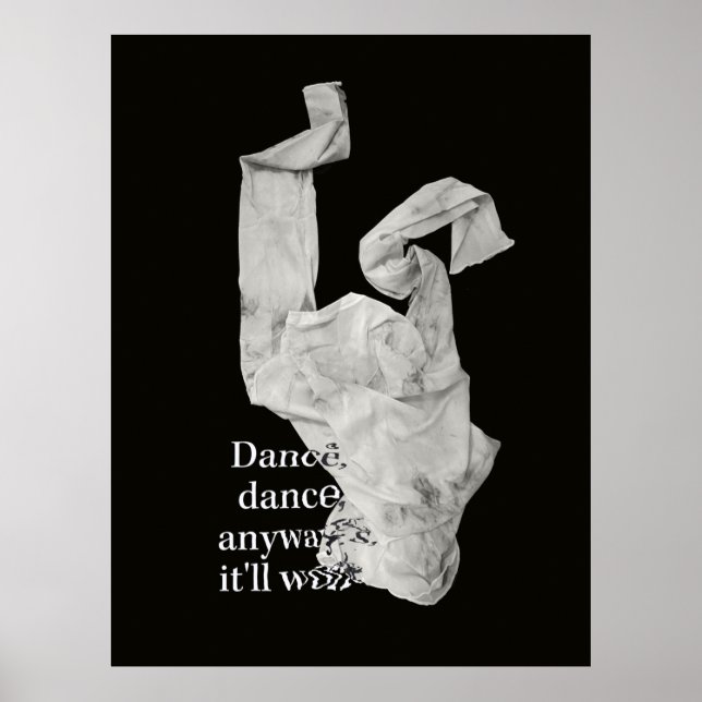 Póster Bailar con ropa de baile contemporánea (Frente)