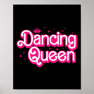 Póster Bailar con una bailarina bailando con una reina ba