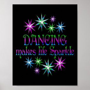 Póster Bailar hace que la vida se vuelva parca