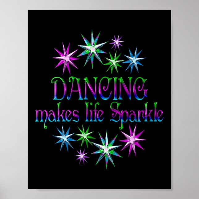 Póster Bailar hace que la vida se vuelva parca (Frente)