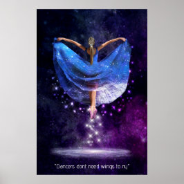 Póster Bailar un Poster de lenguaje universal