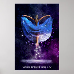 Póster Bailar un Poster de lenguaje universal