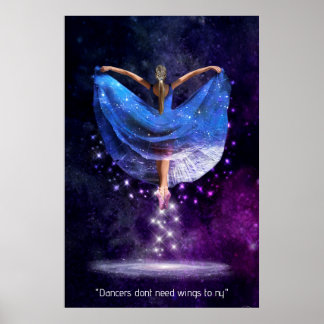 Póster Bailar un Poster de lenguaje universal