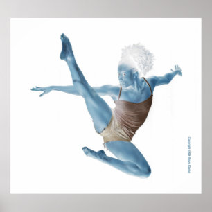 Póster Bailarín azul