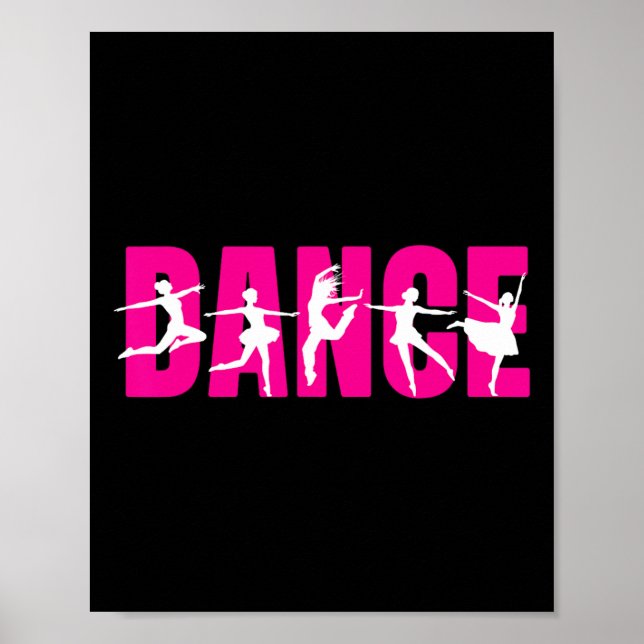 Póster Bailarín bailarín bailarín más amante (Frente)