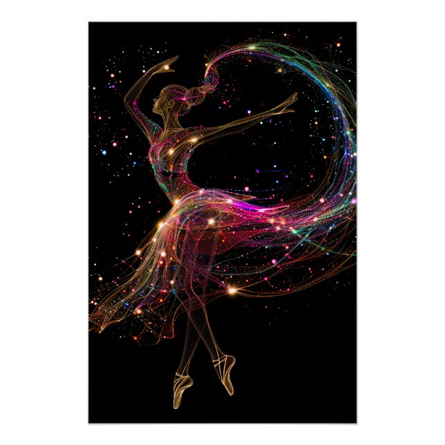 Póster Bailarín de ballet brillante (Anverso)