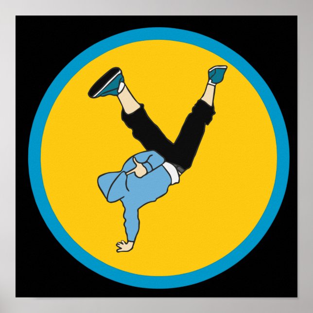 Póster Bailarín de estilo de calle Hip Hop (Frente)