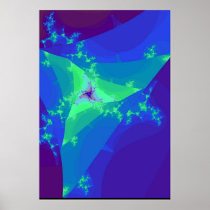 Póster Bailarín de la estrella azul