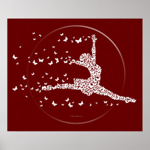 Póster Bailarín de la mariposa