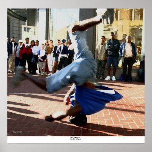 Póster Bailarín de la rotura, San Francisco