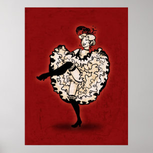 Póster Bailarín del Cancan