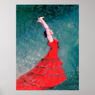 Póster Bailarín del flamenco