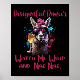Póster Bailarín designado mírame hacer whipping y Nae Nae