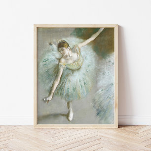Póster Bailarín en verde   Edgar Degas