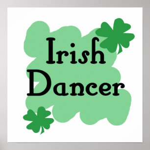 Póster Bailarín irlandés