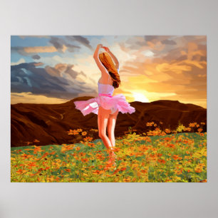 Póster Bailarín matutino
