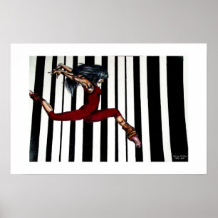 Póster Bailarín moderno