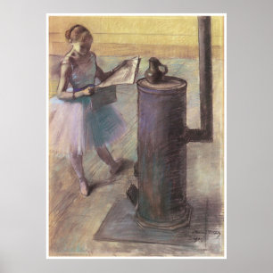Póster Bailarín que descansa, C. 1879-80, Edgar Degas