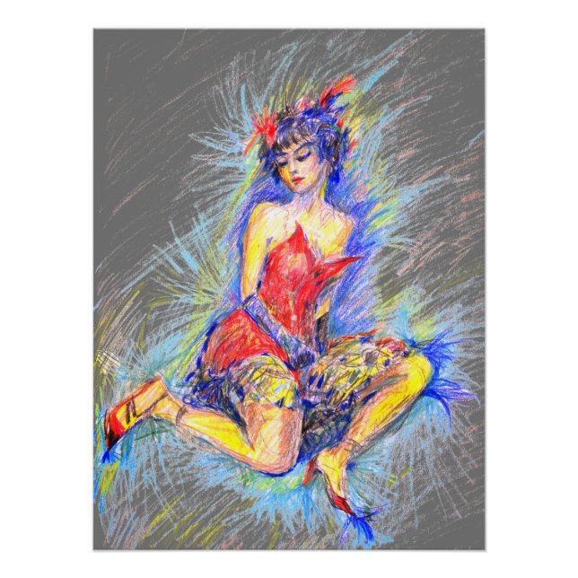 Póster Bailarina (Anverso)