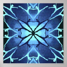 Bailarina (Aqua) (poster de cartera)