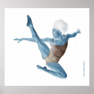 Póster Bailarina azul