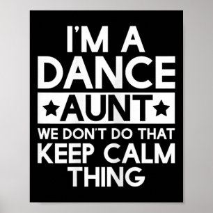Póster Bailarina bailando tía de baile graciosa tía T Shi