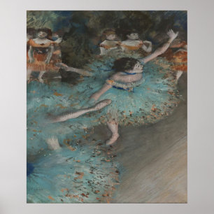 Póster Bailarina de balancín de Degas