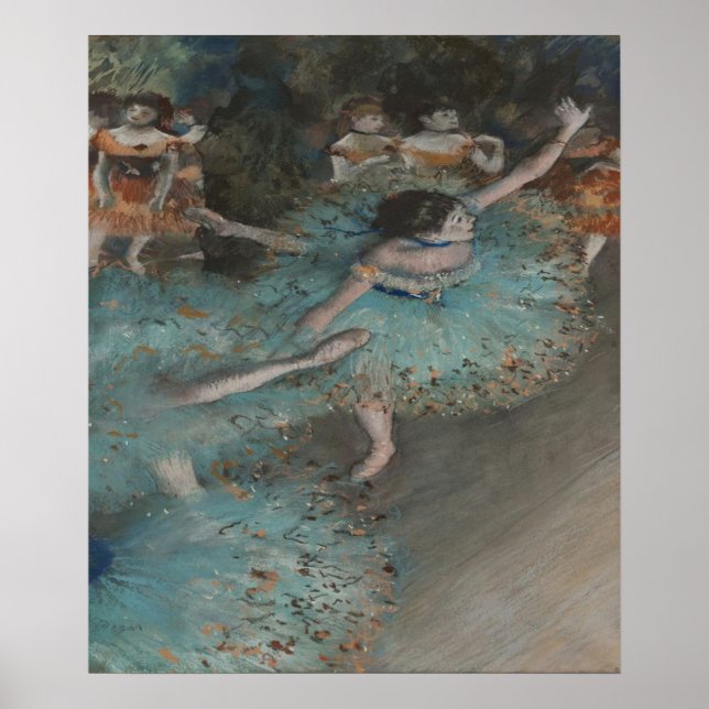 Póster Bailarina de balancín de Degas (Frente)